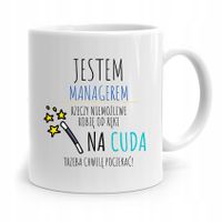 Dla Managera Menadżera Kubek Prezent Na Urodziny Z Nadrukiem Ze Zdjęciem