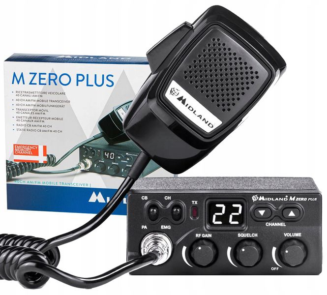 Radio CB Midland M-ZERO Plus AM/FM kompaktowe zdjęcie 1