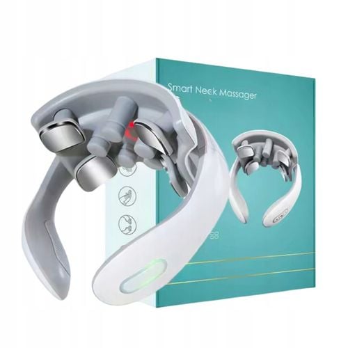 MASAŻER SZYI SZTYWNOŚĆ KARKU BÓL PRĄDY TENS 9 GŁOWIC GRZANIE 5 PROGRAMÓW na Arena.pl