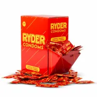 ryder prezerwatywy 144 szt. standard rozmiar, powierzchnia gładka