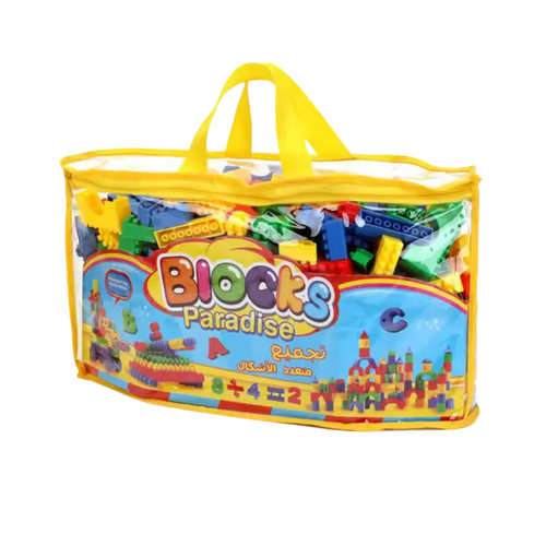 Mega Zestaw Klocki Klocków Do Kreatywnego Budowania Kolorowe Elementy Torba na Arena.pl