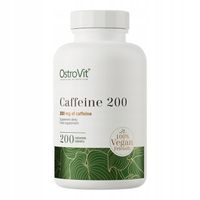OstroVit Caffeine 200 mg 200 tabs Caffeina KOFEINA TABLETKI Bezwodna