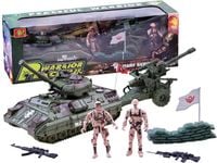 zestaw wojskowy żołnierzyki armata czołg za2518