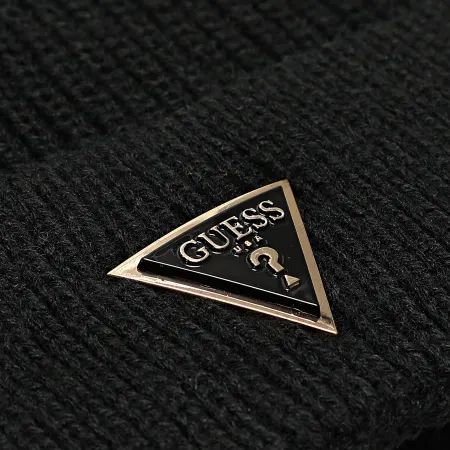 Czapka zimowa Guess Beanie Damska na zimę Ciepła Modna AM9584POL01 Czarna na Arena.pl