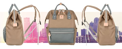 plecak materiałowy ptn beta-6072 khaki+gray na Arena.pl