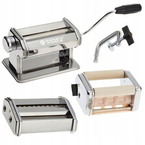 Maszynka Ręczna Do Makaronu RAVIOLI Ciasta Stal NIERDZEWNA 7w1 Zestaw na Arena.pl