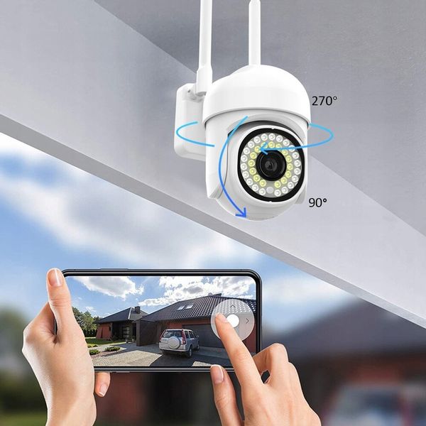 KAMERA WIFI IP SMART ZEWNĘTRZNA OBROTOWA FULL HD 2MP 1080p ZOOM 4x DETEKCJA zdjęcie 13