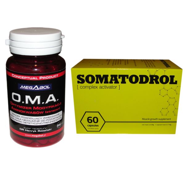 Somatodrol + OMA masa siła mięśnie Testosteron zdjęcie 1