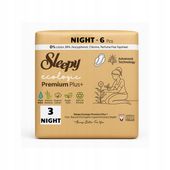 Sleepy podpaski higieniczne ze skrzydełkami Sleepy Ecologic Night 6szt.