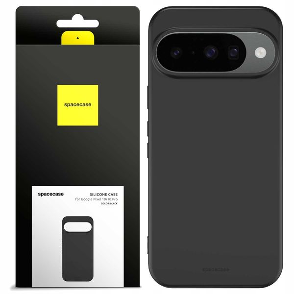 Spacecase Silicone Case 3.0 Google Pixel 10/10 Pro Black zdjęcie 1