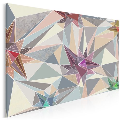 60101 Obraz na płótnie TRÓJKĄTY PASTELE WZÓR na Arena.pl