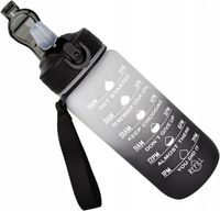 Bidon sportowy ze słomką motywacyjny Miowi 600 ml