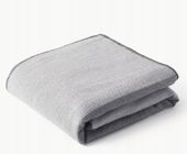 Koc z wełny Ivory S 230 x D 250 cm Odcienie szarego