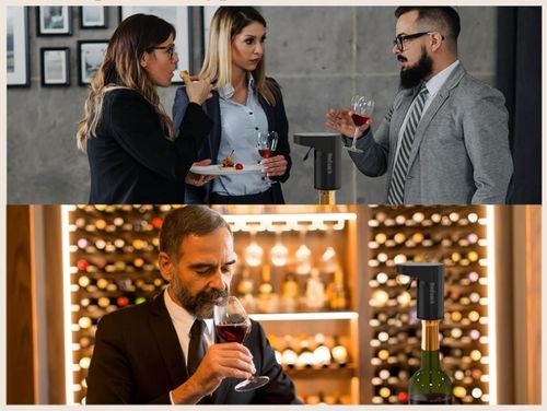 DOZOWNIK NALEWAK DO ALKOHOLU WINA WHISKEY ELEKTRYCZNY AUTOMATYCZNY AERATOR na Arena.pl