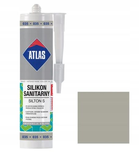 ATLAS SILIKON SANITARNY SILTON S SZARY 035 280ml na Arena.pl