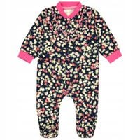 PAJAC pajacyk bawełniany w kwiatuszki ŚPIOCH POLSKI Mrofi roz 68