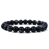 Bransoletka ze srebrnym obsydianem