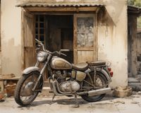 Plakat 50x40cm Motocyklowa Samotna Eskapada