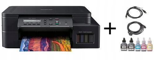 MFP atramentowe Brother DCP-T520W / DCPT520W WIFI KABEL USB ZESTAW TUSZY na Arena.pl