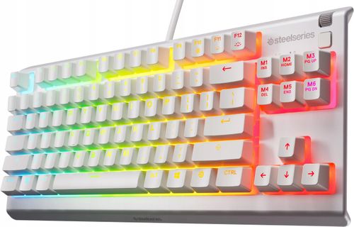 Klawiatura STEELSERIES Apex 3 TKL Biały na Arena.pl
