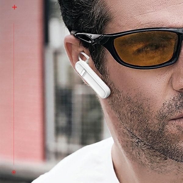 beline słuchawka bluetooth lm01 biała/white zdjęcie 4