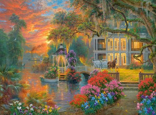 Puzzle 2000-elementów Charming Evening na Arena.pl