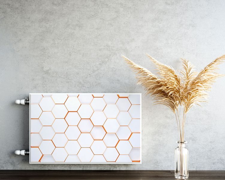 Mata MAGNETYCZNA Na Kaloryfer Heksagony Abstrakcja Efekt 3D 120cm x 60cm zdjęcie 5