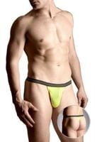 Klasyczne żółte stringi męskie SoftLine 4496 M/L