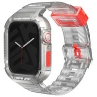 skinarma pasek+etui saido 2in1 apple     watch 45/44mm przezroczysty/clear