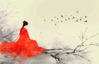 Plakat 86,4x56,8cm Diva Na Gałęzi