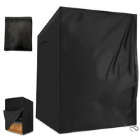 POKROWIEC OSŁONA PLANDEKA KOSZ PLAŻOWY WODOODPORNY 135X105X175/140CM