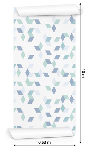 Tapeta Kolorowy Wzór Geometryczny na Arena.pl