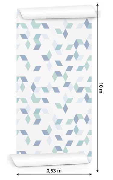 Tapeta Kolorowy Wzór Geometryczny zdjęcie 3