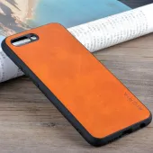 Etui AIORIA Vintage LEATHER do iPhone 7 Plus / iPhone 8 Plus pomarańczowy