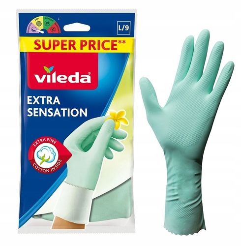 Rękawice Vileda Extra Sensation "L" na Arena.pl