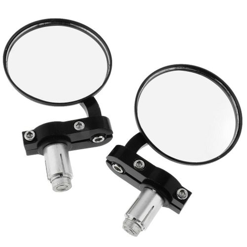 Lusterka motocyklowe w kierownice, dolne, okrągłe, bobber, cafe racer na Arena.pl