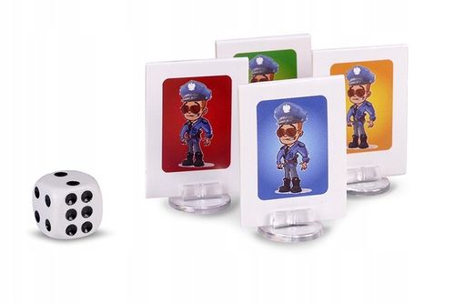 Gra planszowa dla dzieci planszówka MAŁY POLICJANT uczy zachowań wersja PL na Arena.pl