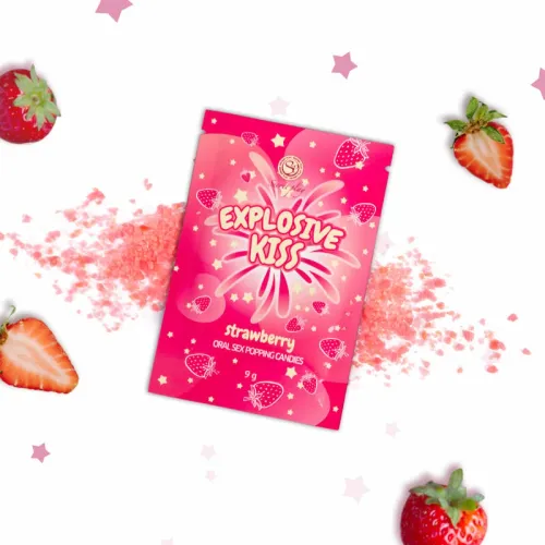 secret play popping candies truskawkowe 9g - musujące cukierki w saszetce na Arena.pl