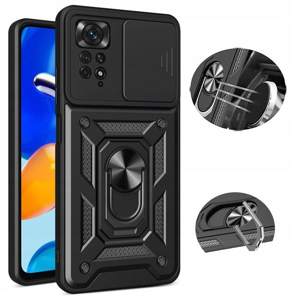Plecki niktrade do Xiaomi Redmi Note 11 Pro 5G czarny zdjęcie 8