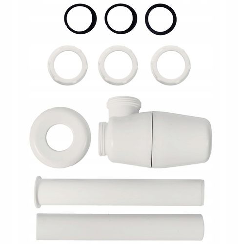 KOREK KLIK-KLAK Z PRZELEWEM CHROM + SYFON UMYWALKOWY DO UMYWALKI REGULOWANY na Arena.pl