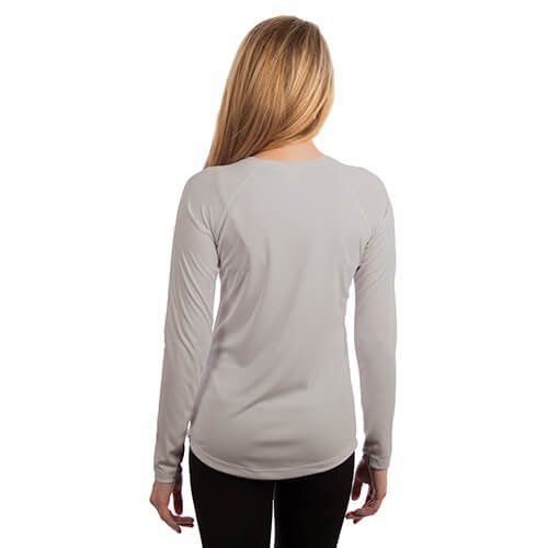 Damska koszulka Solar z długim rękawem do sublimacji - Pearl Grey XL na Arena.pl