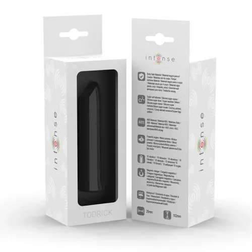 intense todrick bullet czarny - kompaktowy model z 10 trybami wibracji na Arena.pl