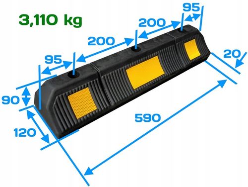 Separator ogranicznik parkingowy 590mm na Arena.pl