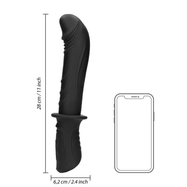 Hand Held Vibrating Sex Machine - Black zdjęcie 13