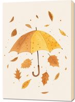 Obraz 70x100cm Wzory dla Dzieci, Dziewczynki i Chłopca - Jesień