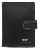 portfel męski skóra naturalna produkt  black