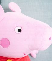 DUŻY WIELKI MIŚ PLUSZOWY PEPPA PLUSZAK MASKOTKA ZABAWKA 80cm