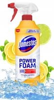domestos power foam piana do mycia toalety i łazienki citrus blast 435ml