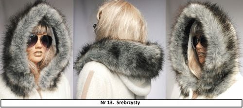 Futrzane OBSZYCIE do KAPTURA KOŁNIERZ SZALIK na Arena.pl