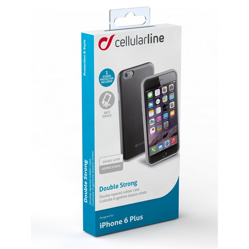CELLULAR LINE Shocking Plus Etui iPhone 6S/6 Plus czarne na Arena.pl